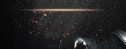 黑色背景banner