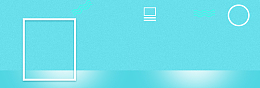 边框磨砂渐变蓝色banner背景