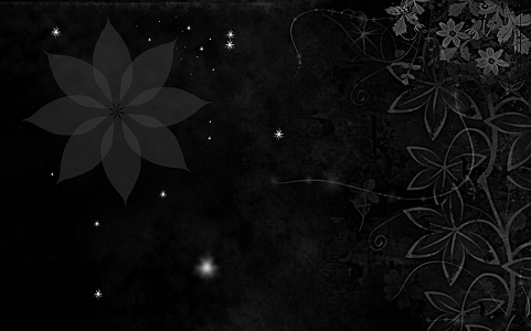 花纹黑底小星星暗黑黑色背景图