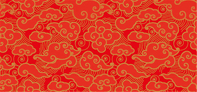 红色中国风纹理背景