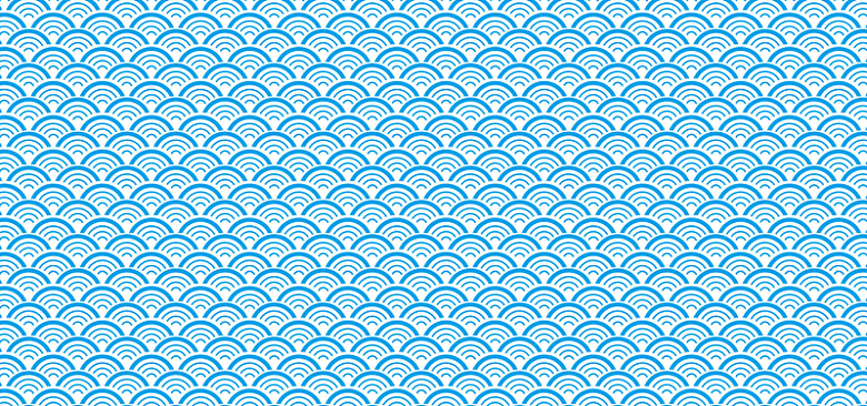 波浪质感纹理蓝色旅游海报背景