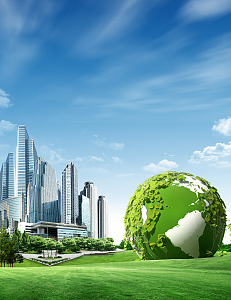 城市环保海报背景素材_城市环保海报背景图片下载_觅元素