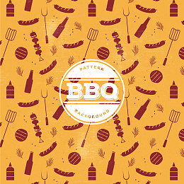 烧烤bbq素材海报背景