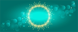 海蓝色泡泡光圈背景淘宝商用banner