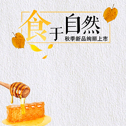 质感灰色背景蜂蜜主图