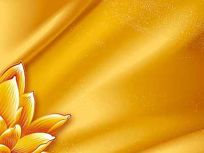 金色荷花海报背景素材(2666x2000)psdpng黑金酷炫大气金质感金色(1920
