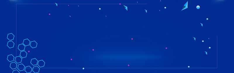 科技感蓝色banner背景