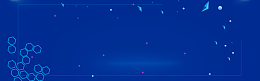 科技感蓝色banner背景