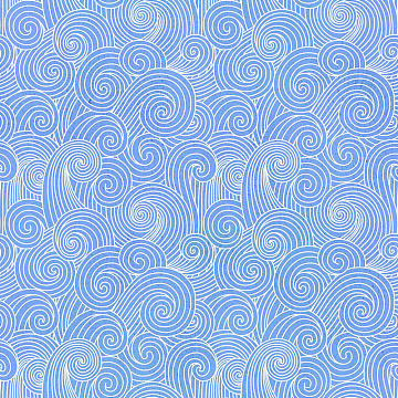 蓝白色波浪纹纹理