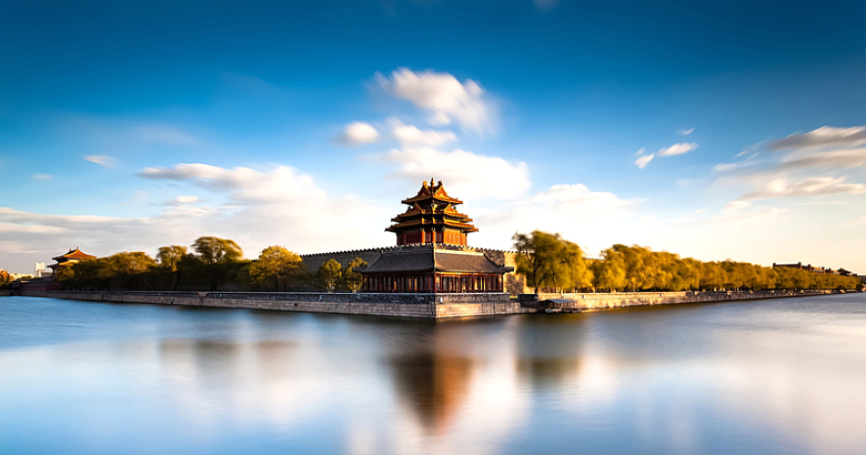 北京故宫旅游背景