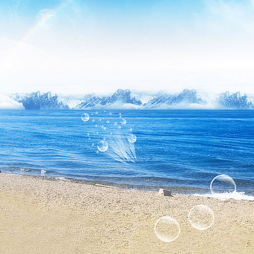 海边主图背景psdjpg唯美海岸风景背景psdjpg海边沙滩海报背景素材jpg