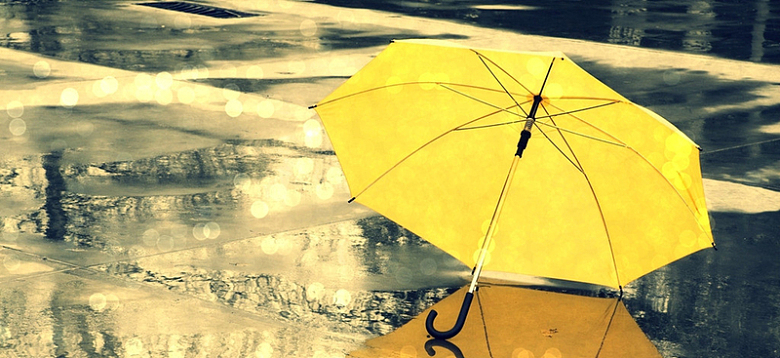 摄影雨伞雨天背景