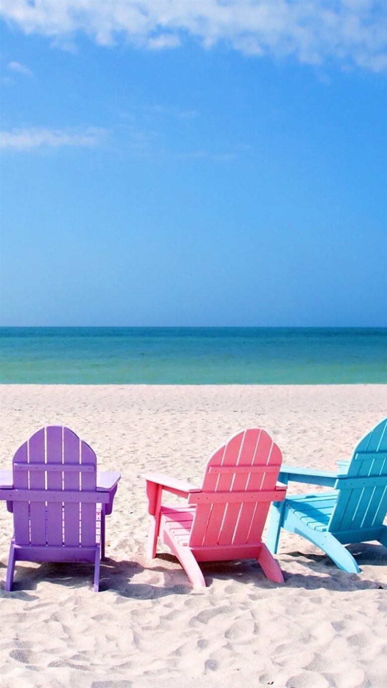 蓝天海滩旅行h5背景