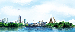 世界之窗深圳旅游景色banner
