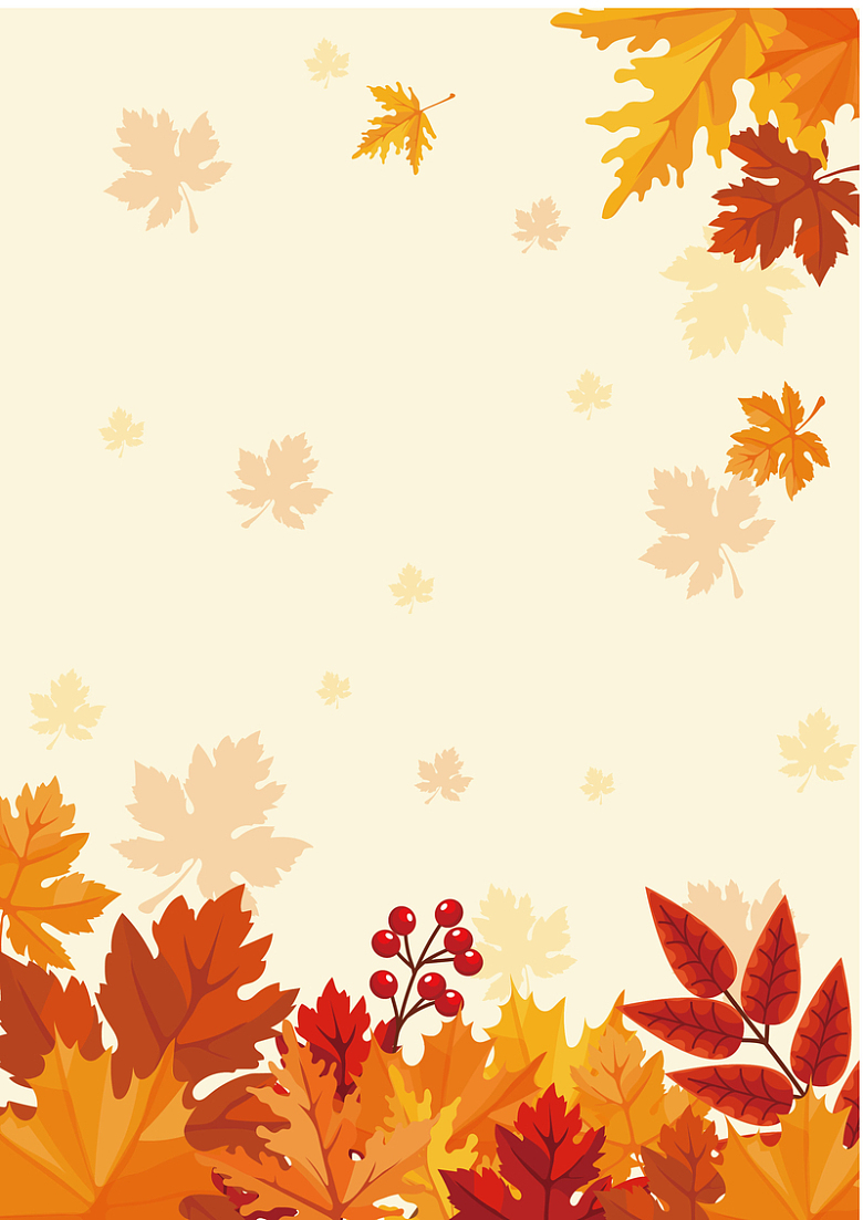 秋季海报背景素材