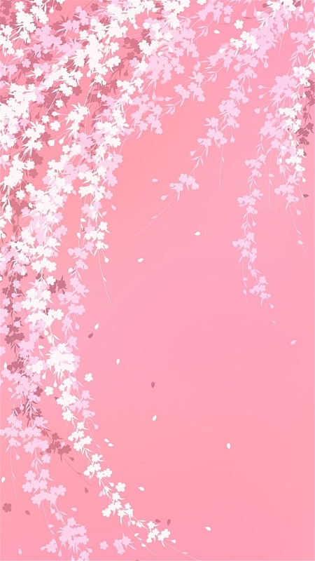 粉色樱花h5背景