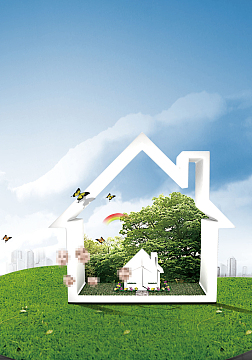 幸福家庭 幸福的一家人海报背景素材