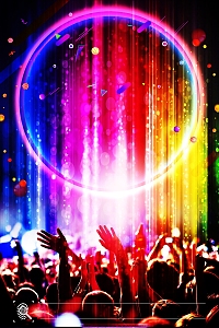 音乐节炫彩宣传海高清背景