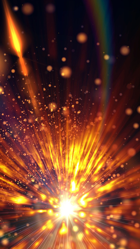 爆炸焰火闪光背景