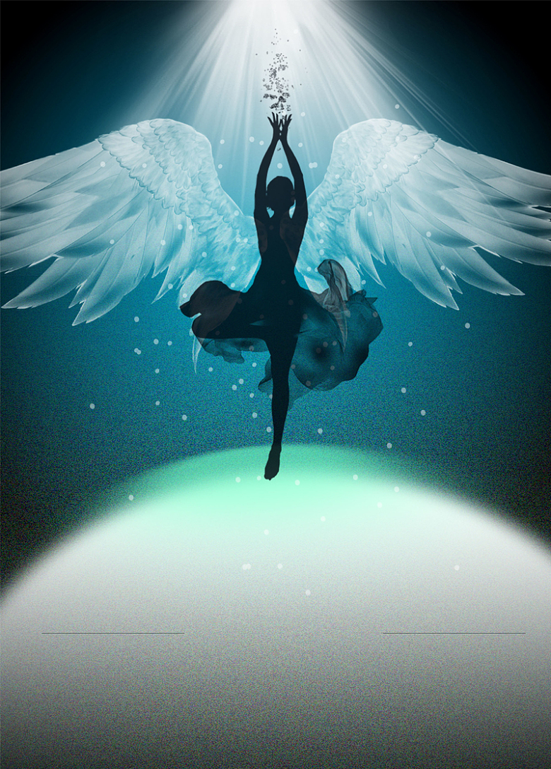 舞蹈芭蕾音乐海报PSD背景图