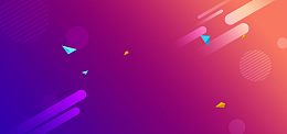 聚划算电商紫色橙色banner