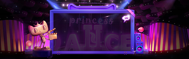 天猫双11电视剧大气紫色banner