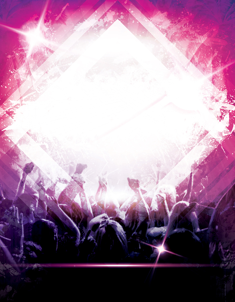 紫色狂欢派对电子音乐广告背景