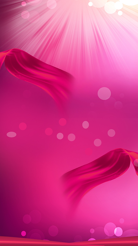 三八妇女节浪漫梦幻玫红色h5背景