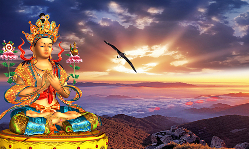 psdpng佛光普照佛像背景(3508x2480)psdpng佛教胜地须弥山石窟旅游