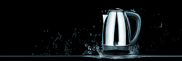 可水洗热水壶黑色质感banner