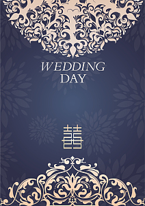 婚礼邀请函背景图