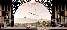 茶具促销背景