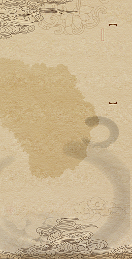 中国风美食代金券背景素材图