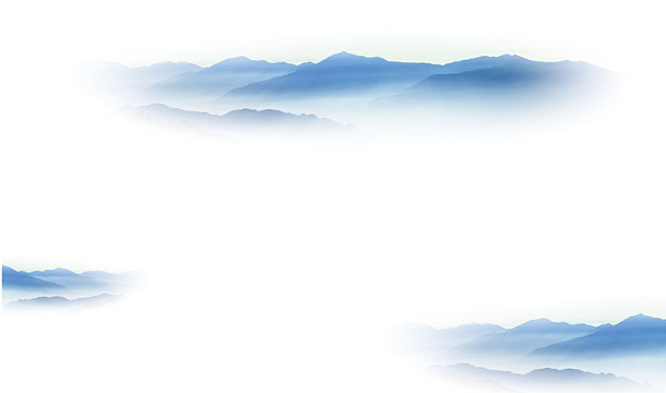 中国风淡雅水墨远山矢量背景
