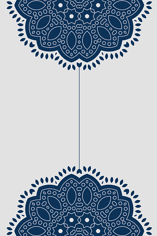 矢量民族布艺花纹底纹背景