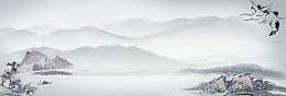 中国风海报背景banner