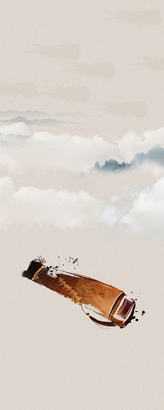 古筝培训海报背景字体下载中心