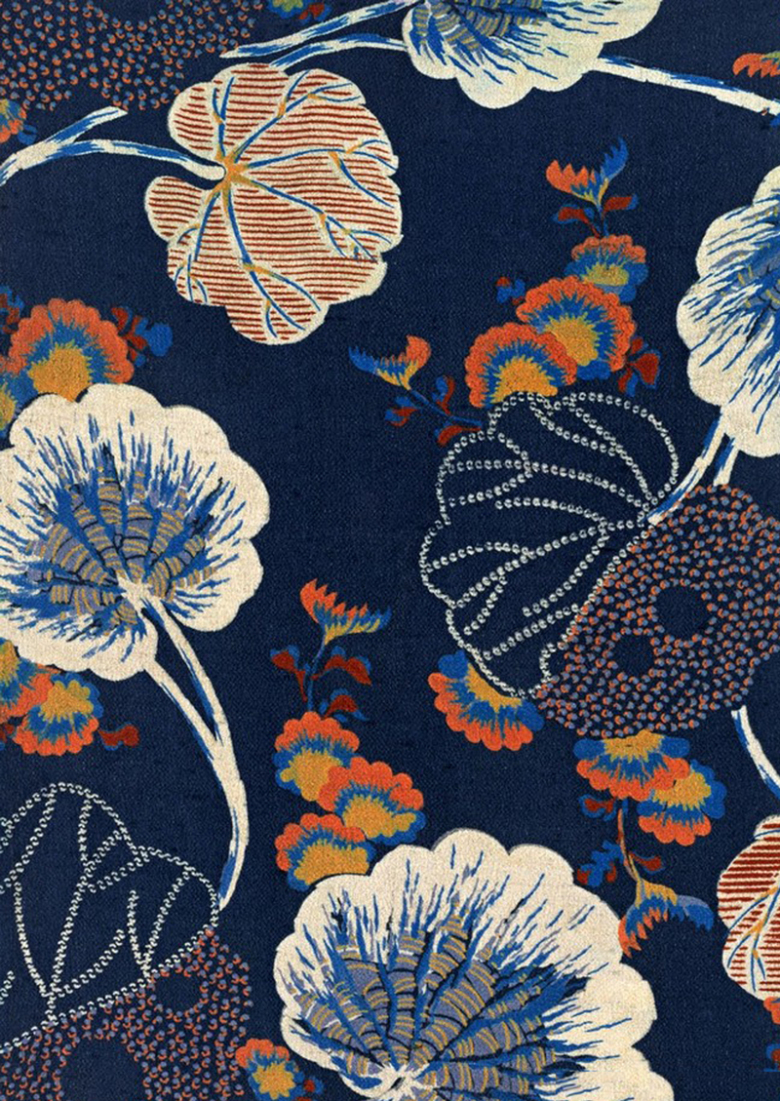 日式染印布纹理背景图免抠素材免费下载_觅元素51yuansu.com