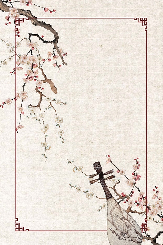 中国风古典音乐琵琶背景jpg中国风音乐海报背景psdjpg乐器中国风米