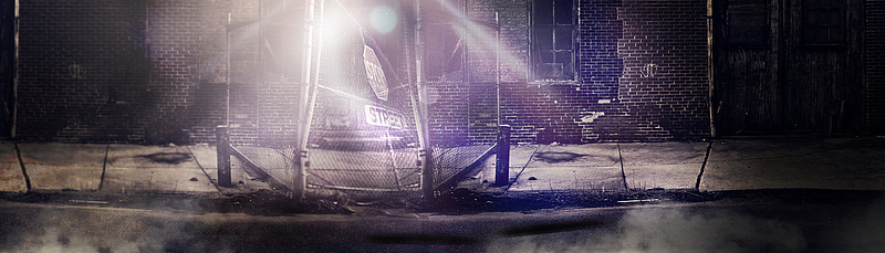 淘宝男鞋夜景篮球场背景banner