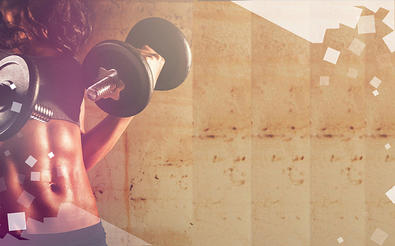 时尚炫酷质感底纹健身海报背景