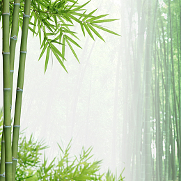 绿色竹林油漆竹炭PSD分层主图背景素材