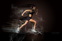 黑色质感运动健身海报背景psd