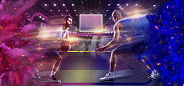 时尚激情篮球体育运动banner
