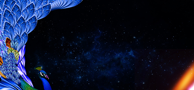 高端奢华晚会海报背景