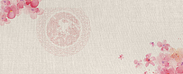梨花海报banner背景