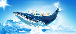 淘宝家电冰箱制冷蓝色海洋banner