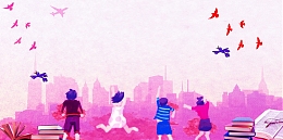 你好同学海报背景图片