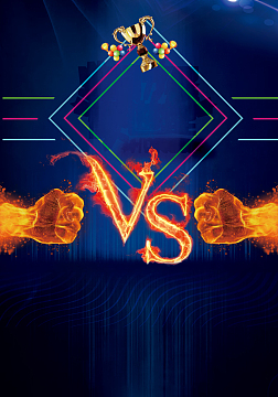 燃烧的拳头比赛背景素材