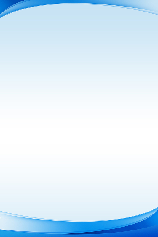 清新蓝色简约宣传栏平面广告